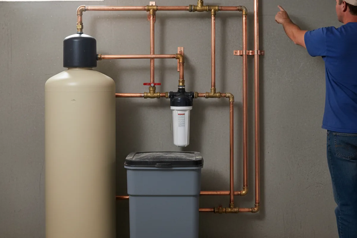 Whole-house water treatment system installed in Montezuma